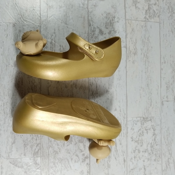 Mini Melissa Sz 9 Mary Jane Style Flats Kitten Cat - Picture 11 of 11